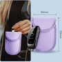 KLATKA FARADAYA TECH-PROTECT KLR100 POUCH KEYLESS RFID SIGNAL BLOCKER CASE LAVENDER