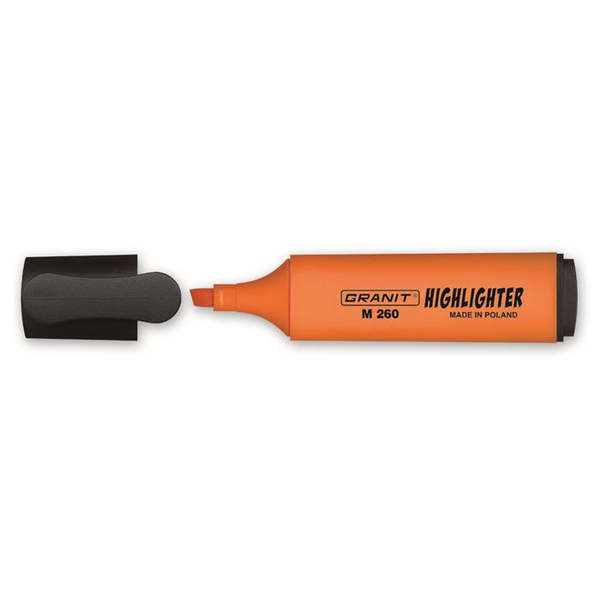 Granit M260 1-5 mm Szövegkiemelő - Narancs