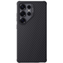 Nillkin Synthetic Fiber Pro Samsung Galaxy S25 Ultra mágneses műanyag tok, fekete-ezüst (57983126026)