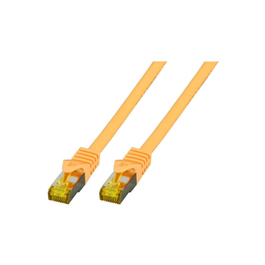 EFB RJ45 Patchkabel S/FTP,Cat.6A,LSZH,Cat.7 Rohk.,5m,gelb (MK7001.5Y) (MK7001.5Y)