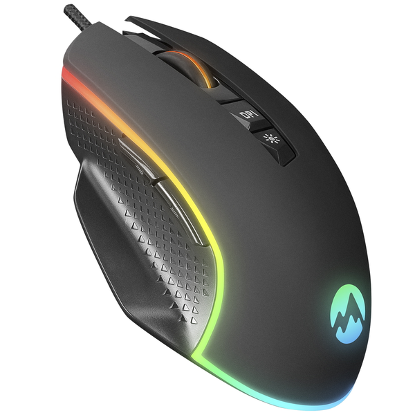 Everest RAGE-X2 RGB USB Gaming Egér - Fekete