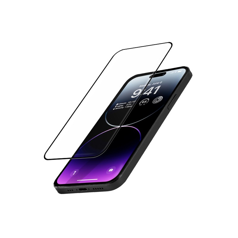 Crong Apple iPhone 14 Pro Max Edzett üveg kijelzővédő (CRG-AB3DAG-IP14PM)