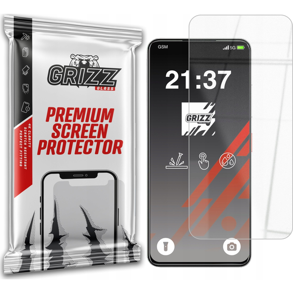  GrizzGlass Szkło hybrydowe GrizzGlass HybridGlass do ZTE Blade A75 5G