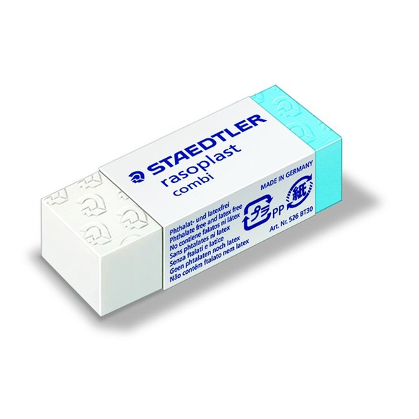 STAEDTLER Radierer rasoplast combi 43x19x13mm