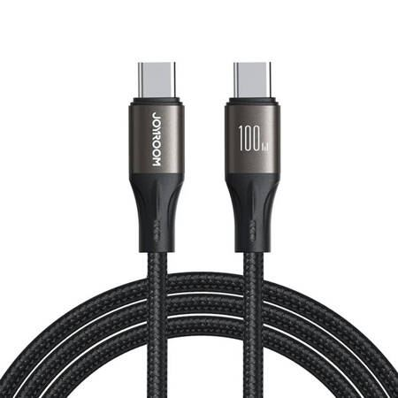 Joyroom SA25-CC5 USB-C - USB-C 100W kábel 1.2m fekete