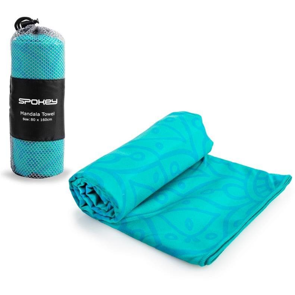 Spokey Mandala - türkiz, 80×160 cm