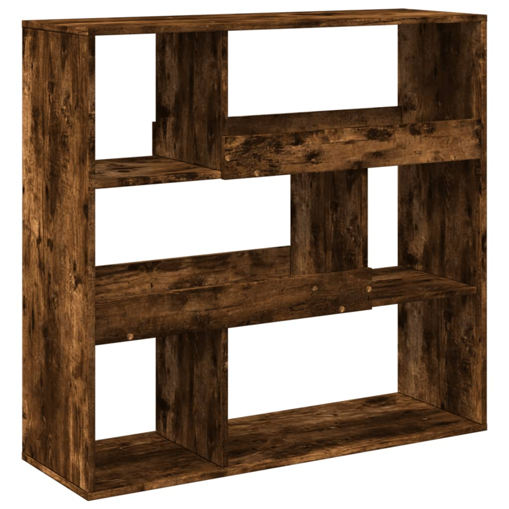 füstös tölgy színű szerelt fa könyvespolc 100 x 33 x 94,5 cm (3309478)