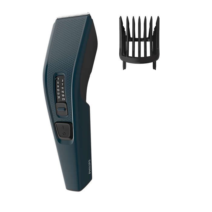 Philips HAIRCLIPPER Series 3000 HC3505/15 zastrihávač fúzov a vlasov Čierna, Zelená 13 (HC3505/15)