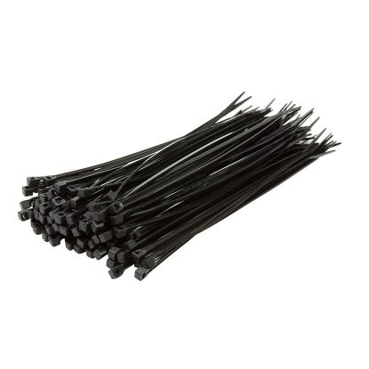 Logilink kábelkötegelő 150mm 100 db fekete (KAB0002B) (KAB0002B)