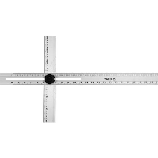 YATO ÁLLÍTHATÓ SZÖGLETES ALUMÍNIUM 600mm x 360mm (YT-70791)