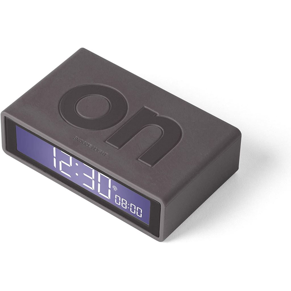 Lexon Flip+ LCD ébresztőóra sötétszürke