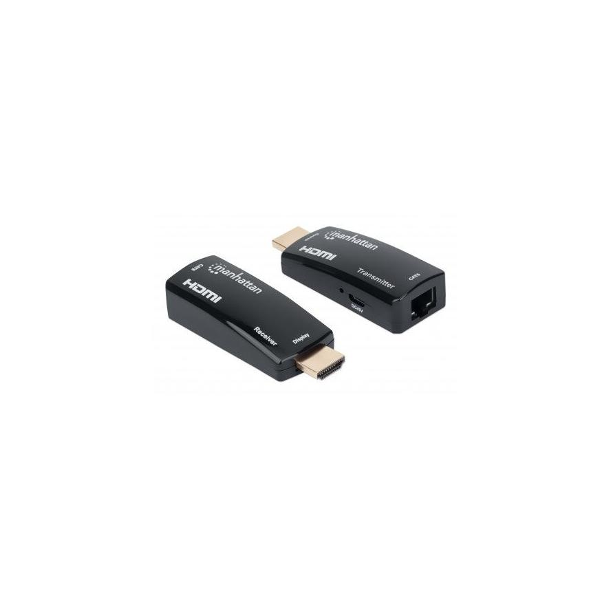 MANHATTAN kompakter 1080p HDMI over Ethernet Extender Kit (207539)