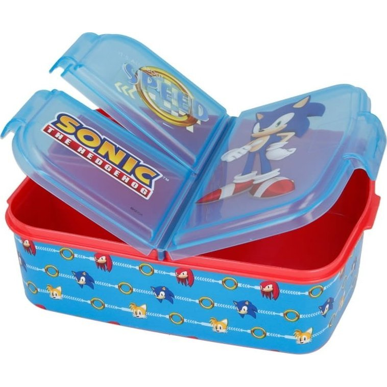 Sonic több rekeszes uzsonnás doboz (5499)