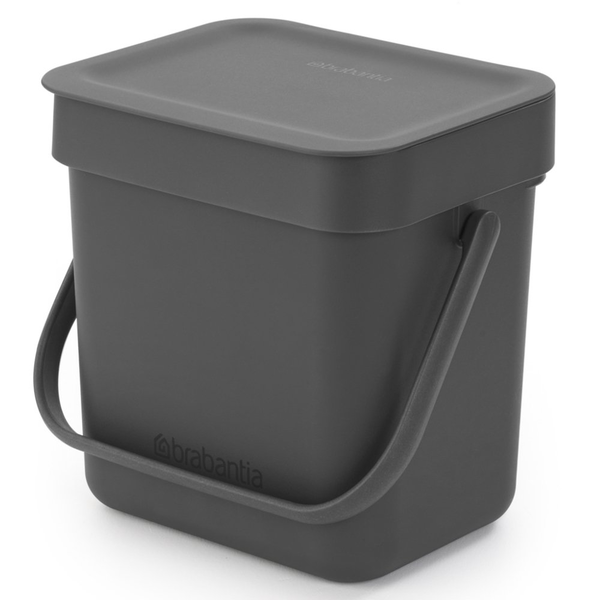 Brabantia Sort & Go 3 literes műanyag szemetes - Szürke