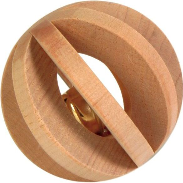 Trixie 6187 Rágcsáló Játék Csörgős Fa Labda 6 cm