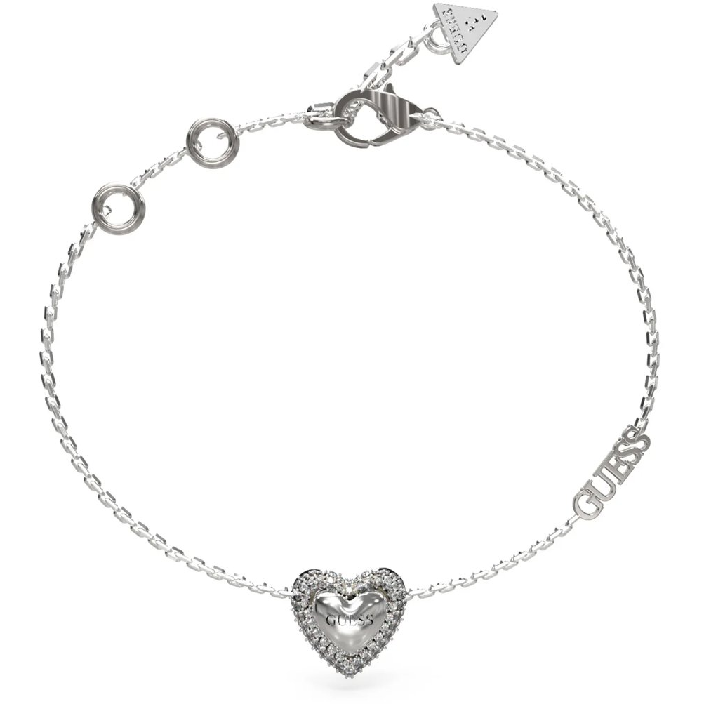 GUESS Ladies Silver Tone Bracelet JUBB05022JWRHS (7620837552072)
