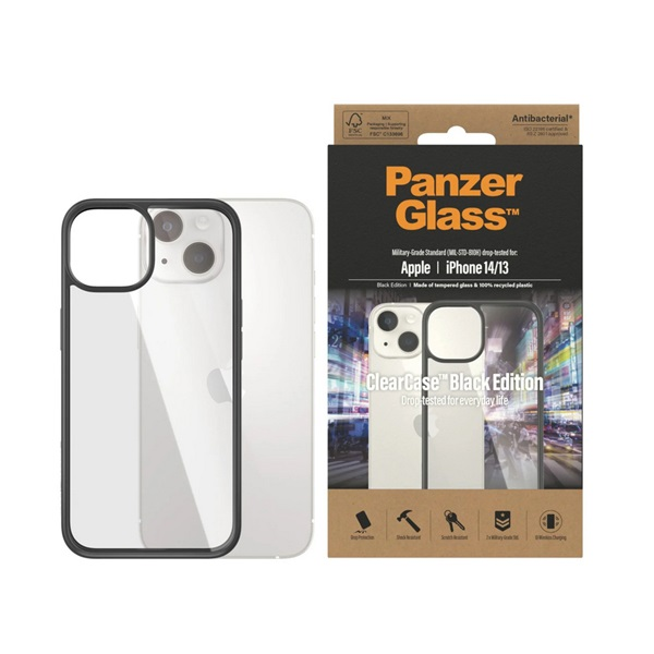 PanzerGlass ® ClearCase Transparent iPhone 14 | 13 mobiltelefon etui 15,5 cm (6.1") Cover