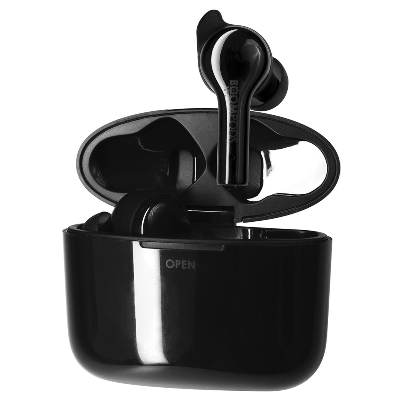 Boompods Bassline GO Wireless Headset - Fekete (BAGOBK)
