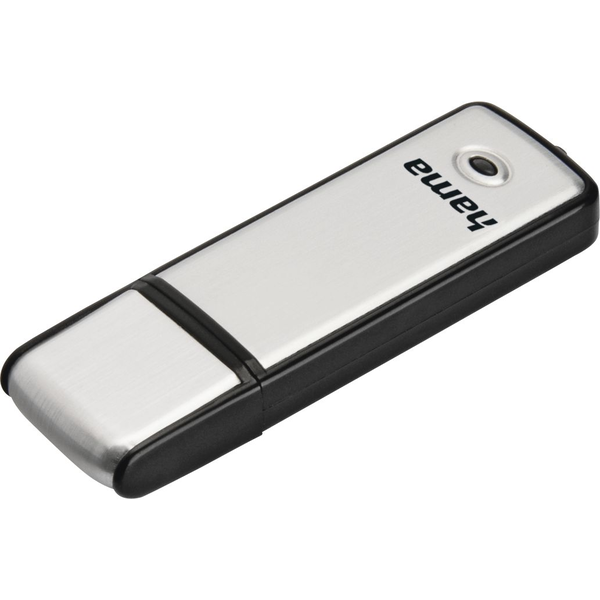 Hama Fancy USB-nøgle 64 GB USB Type-A 2.0 Sort, Sølv
