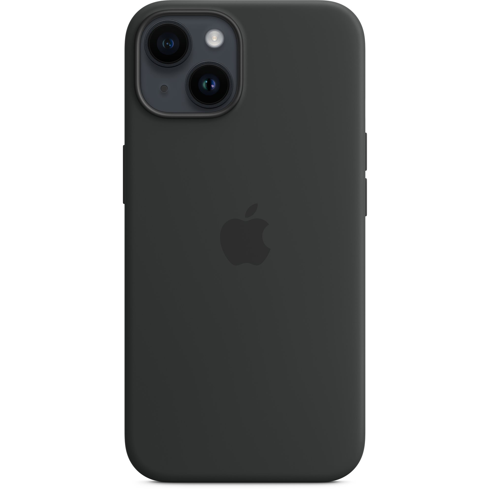 Apple iPhone 14 MagSafe fekete szilikon tok (MW5R3ZM/A)