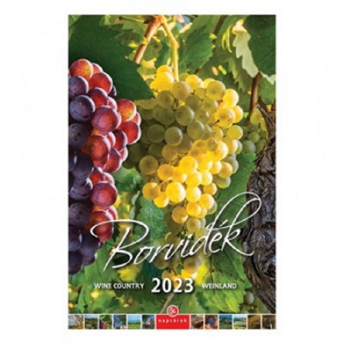 CSG Borvidék 21x32cm 2023-as falinaptár - Mintás (FN 097)