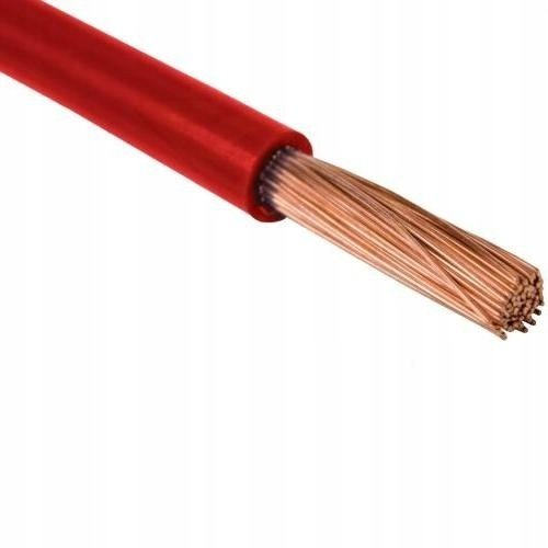 Elektrokabel Przewód instalacyjny H07V-K (LgY) 16 czerwony /bębnowy/