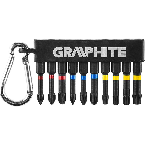 GRAPHITE 56H562 Bitkészlet Ütvecsavarozókhoz, 10db