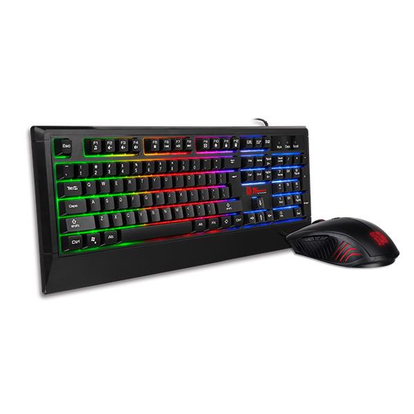 Thermaltake Challenger Combo RGB USB Billentyűzet DE + Egér - Fekete