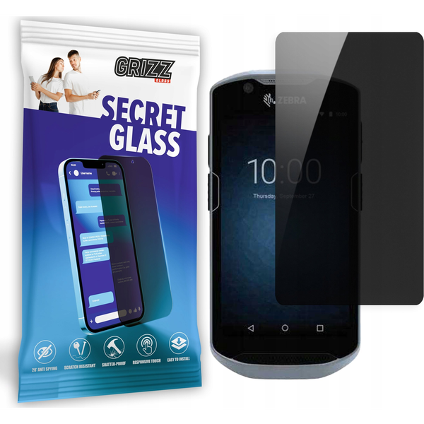  GrizzGlass Szkło prywatyzujące GrizzGlass SecretGlass do Zebra TC520K