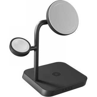 Zens 4w1 MagSafe зарядна станция за телефон, Apple Watch, AirPods, алуминий, USB-C порт