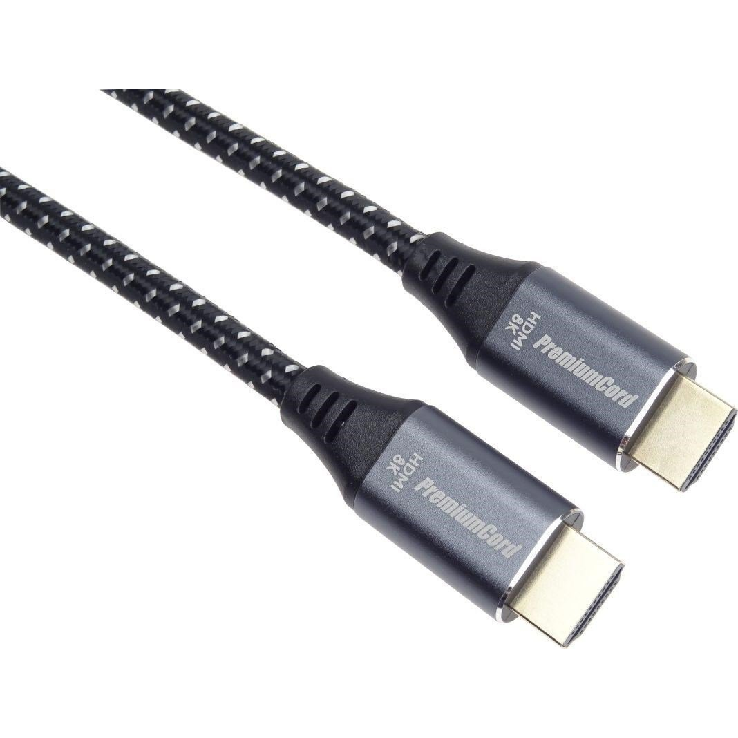PREMIUMCORD HDMI 2.1 Összekötő Fekete 1m kphdm21s1 (kphdm21s1)