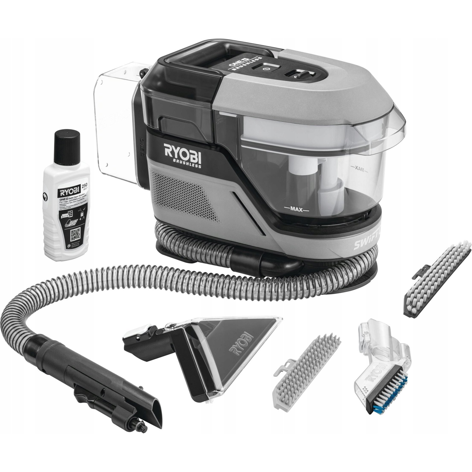 Ryobi 18V One Plus™ kárpittisztító, akkumulátor és töltő nélkül - RDC18BL-0 ( )