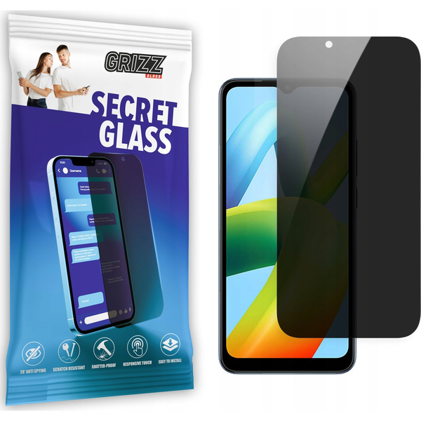  GrizzGlass Szkło prywatyzujące GrizzGlass SecretGlass Xiaomi POCO C50