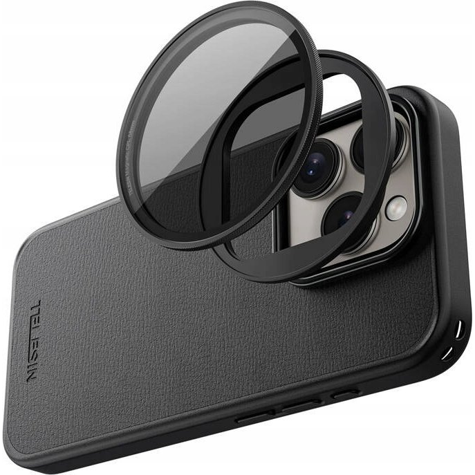 Magnetic CPL lens filter 58mm Telesin for iPhone 15 Pro/Pro Max (P10-FLT-02)