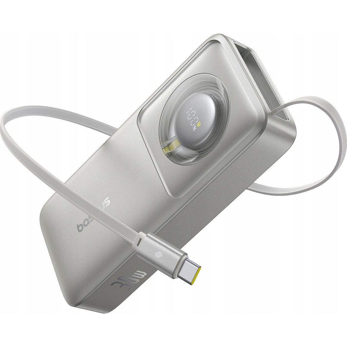 Powerbank Baseus OS Free2Pull 10000mAh 30W +cable (grey) (6932172659660)