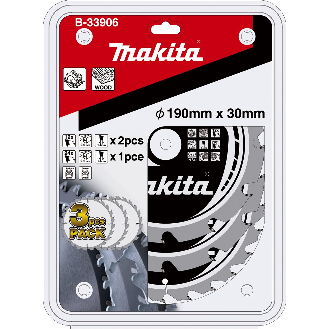 Makita B-33906 Körfűrészlap készlet (5db/csomag) (B-33906)