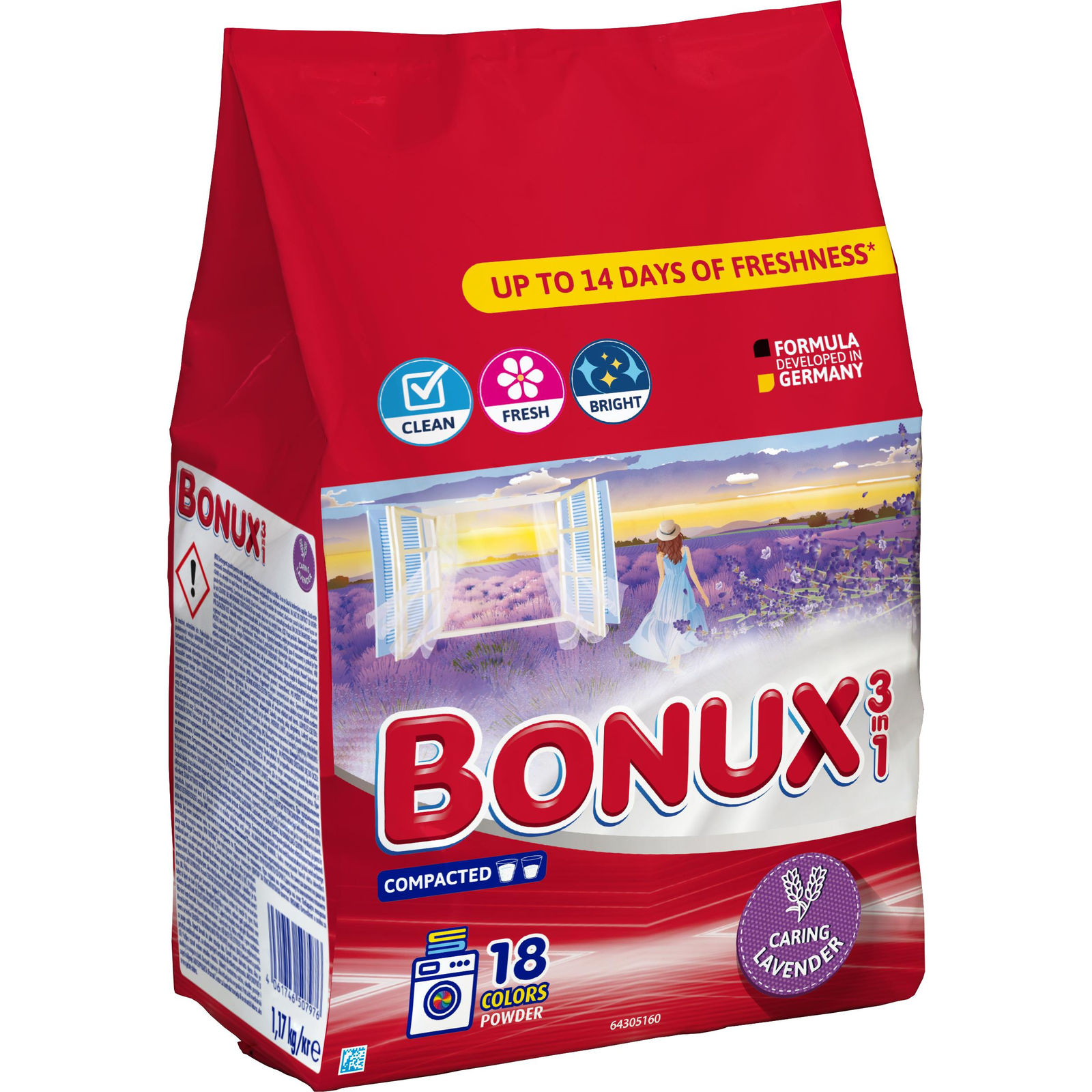 BONUX Caring Lavender 1,17 kg (18 mosás) (4061746507976)