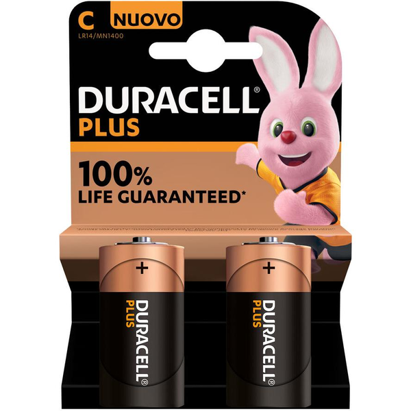 Duracell Plus 100 C Engangsbatteri Alkaline