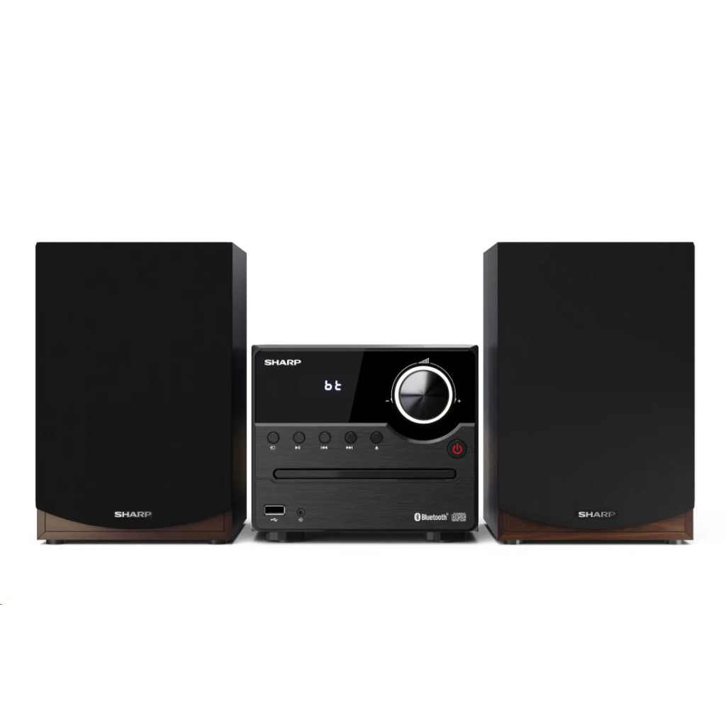 Sharp XL-B512BR Bluetooth mikrohifi rendszer fekete-barna (XL-B512BR)