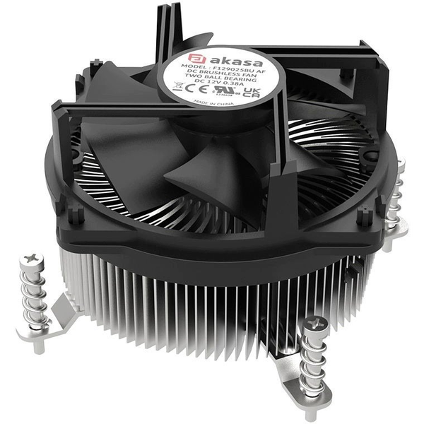 Chłodzenie CPU Akasa Akasa AK-CC6620BP01 Low Profile CPU Kühler, Intel Sockel 1700 und 1851 - 90mm