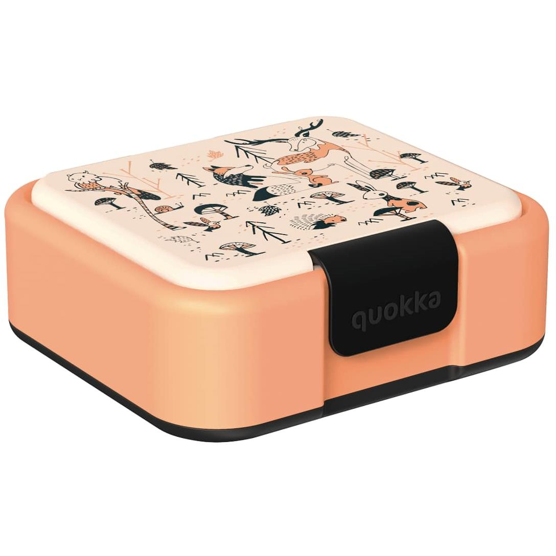 Quokka KIDS WOODS NR uzsonnás doboz 1 l, 16,5 × 18 × 7 cm (137040256)