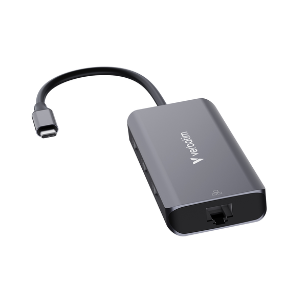 Verbatim 32157 interface hub USB 3.2 Gen 1 (3.1 Gen 1) Type-C 5000 Mbit/s Grijs