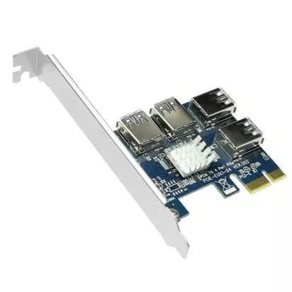 4xUSB 3.0 bővítő kártya PCI-E x1 OEM (PCIS4) (PCIS4)