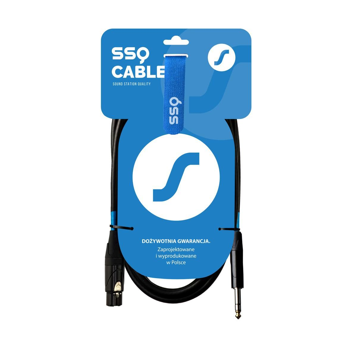 Kábel XLR - XLR SSQ 1 m (SS-2060)