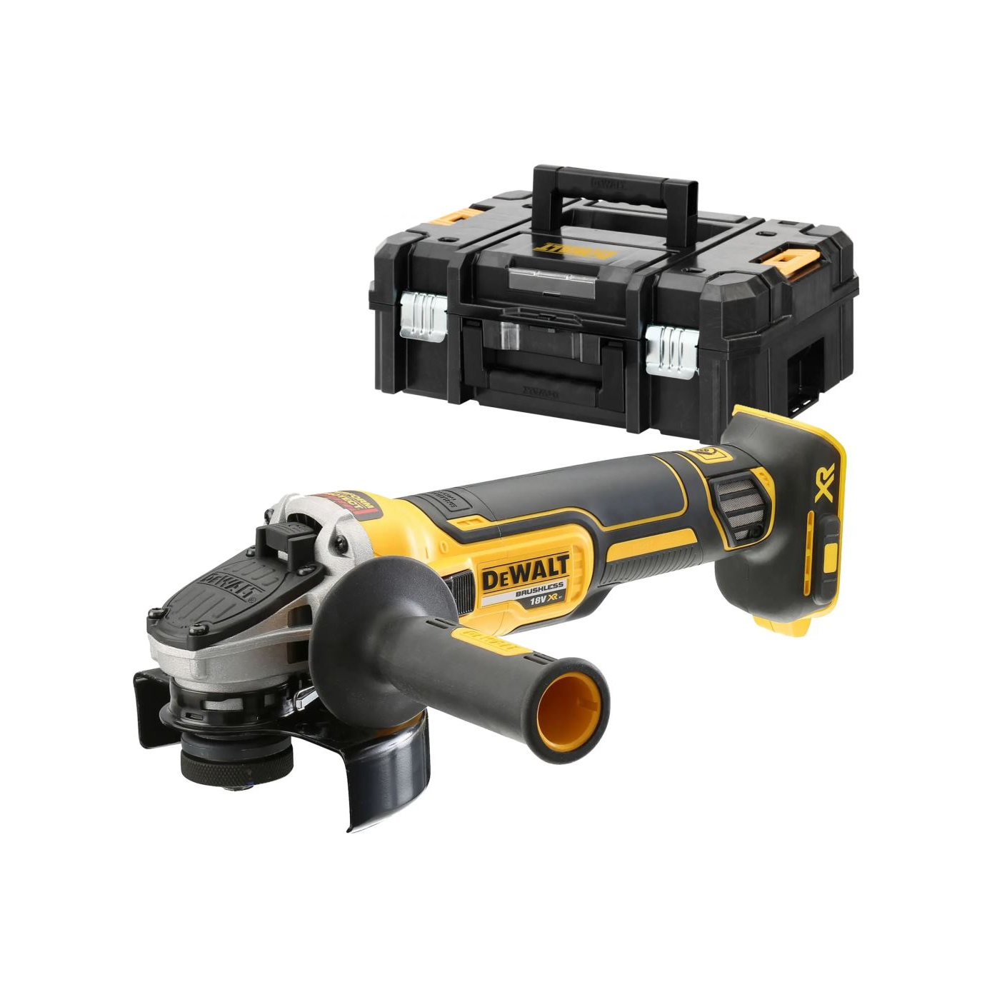 DeWalt DCG405NT-XJ kefe nélküli sarokcsiszoló akkumulátor és töltő nélkül (DCG405NT-XJ)