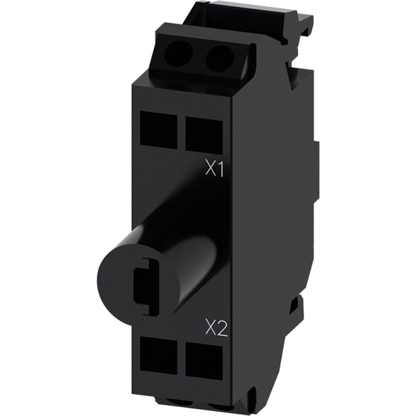 Siemens 3SU1401-2BB30-3AA0 Sárga/ 24V AC/DC/ IP69k tokozatba szerelhető/ húzórugós LED modul