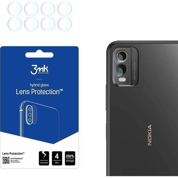 Hybridné sklo 3MK pre Nokia C32, 4 ks