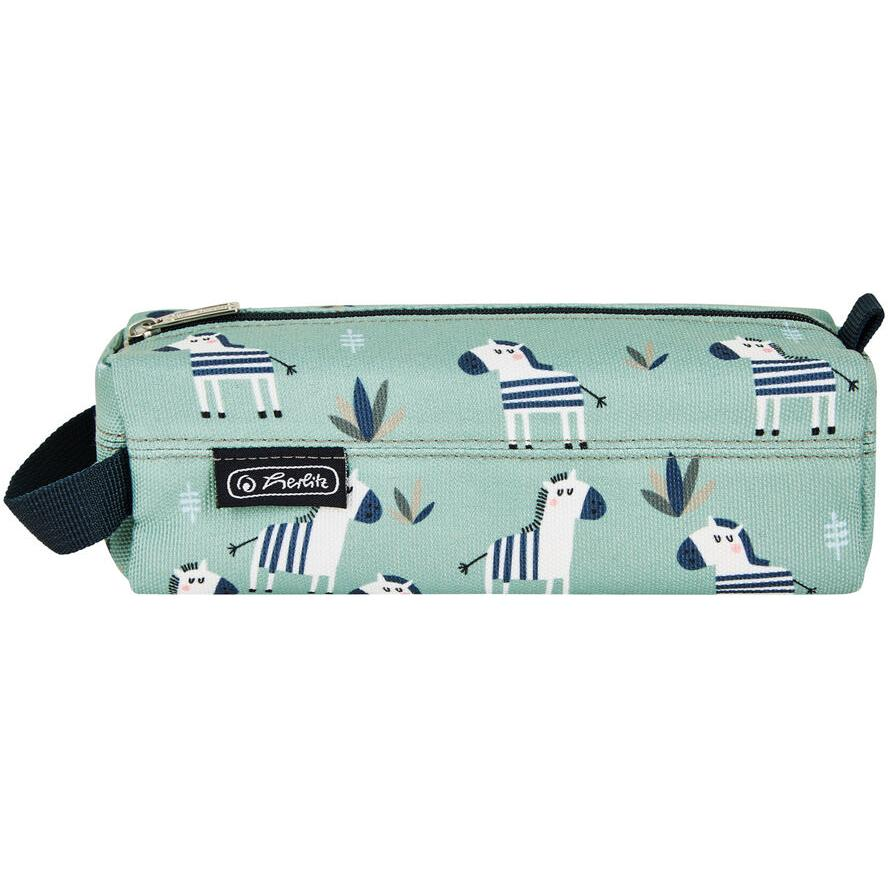 Herlitz Faulenzer Quattro egyrekeszes tolltartó - Crazy Zebra (50043606)