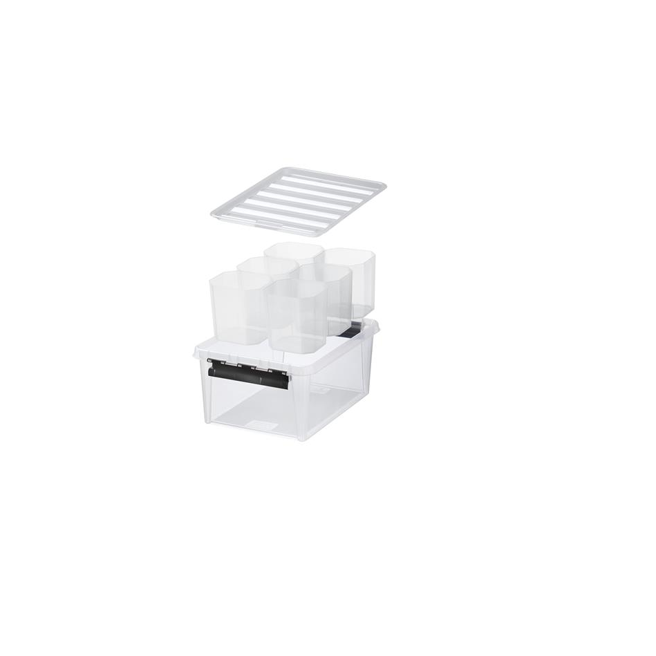 Smartstore Classic 15 6 Rekeszes Tárolódoboz - Átlátszó (3507790)