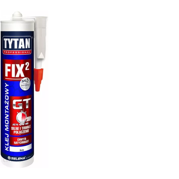 FIX2 GT MONTAŽNO LEPILO 290ML BELO